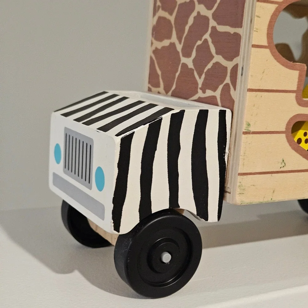 Melissa & Doug Animal Rescue Truck Shape Sorter Safari 5180 Learning Educational